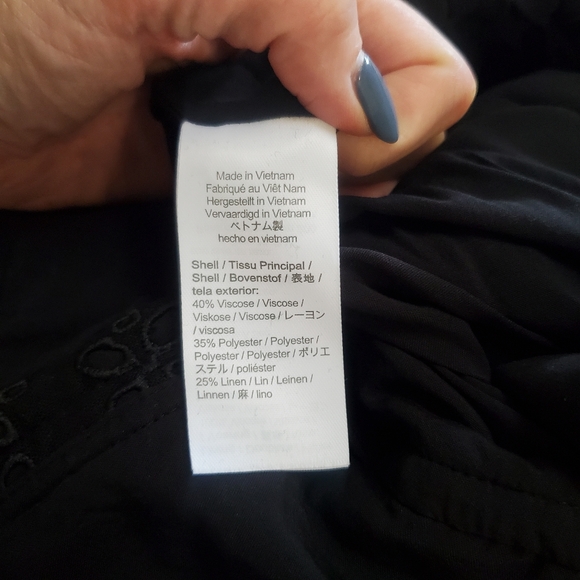 J.Crew NWT Anguilla Halter Mini Dress in Eyelet Black Sz 8 - Picture 10 of 11